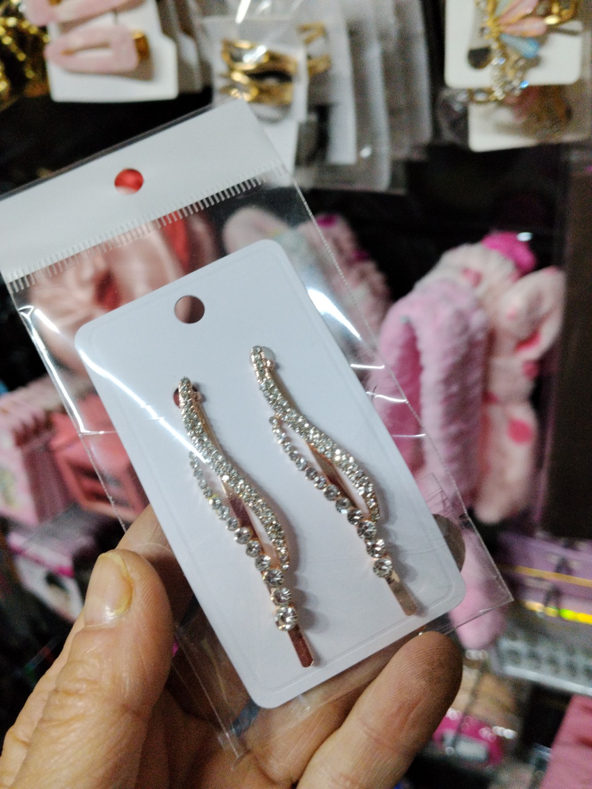 Foto de Grampo de cabelo com strass