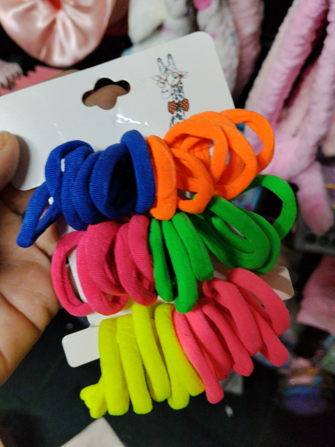 Foto de Cartela de xuxinha colorida neon