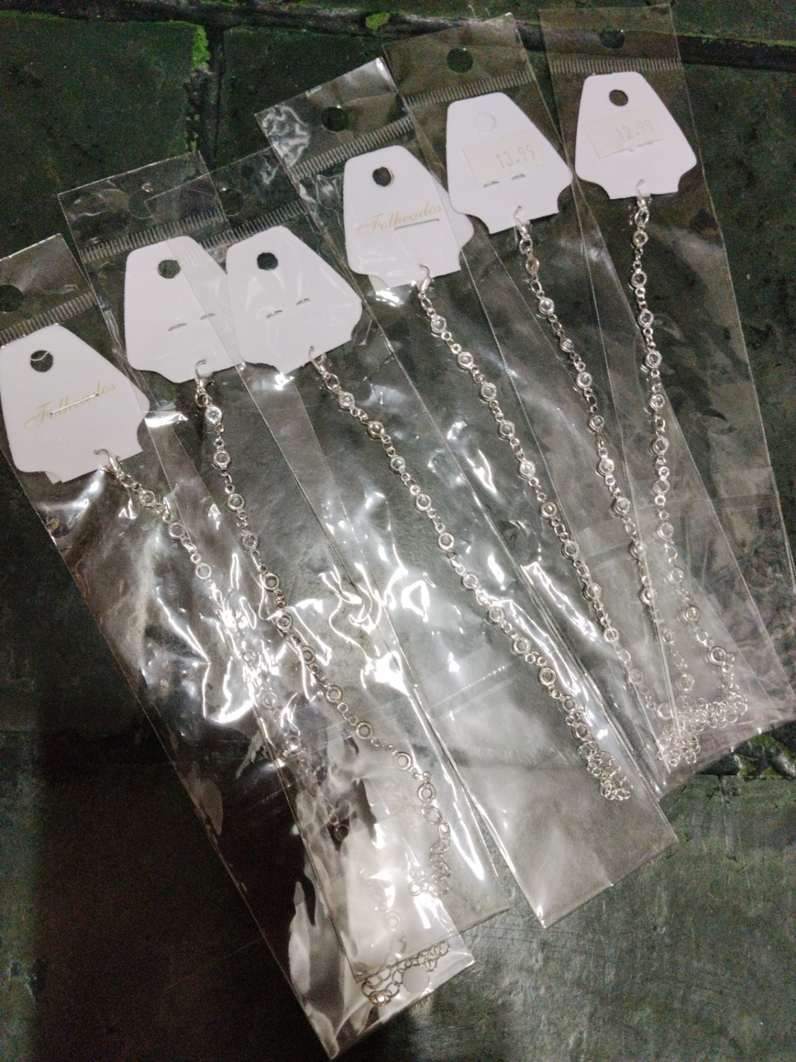 Foto de Pulseira folheada com elos circulares