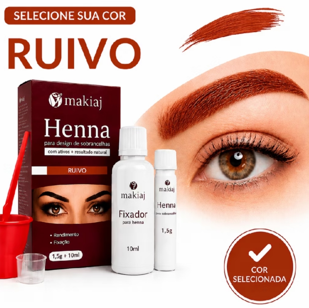 Foto de Henna makiaj ruivo