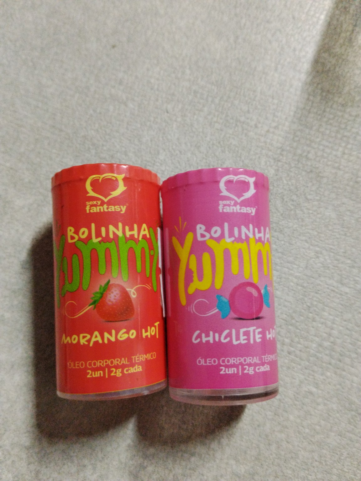 Foto de Bolinha yummy morango hot – óleo corporal térmico