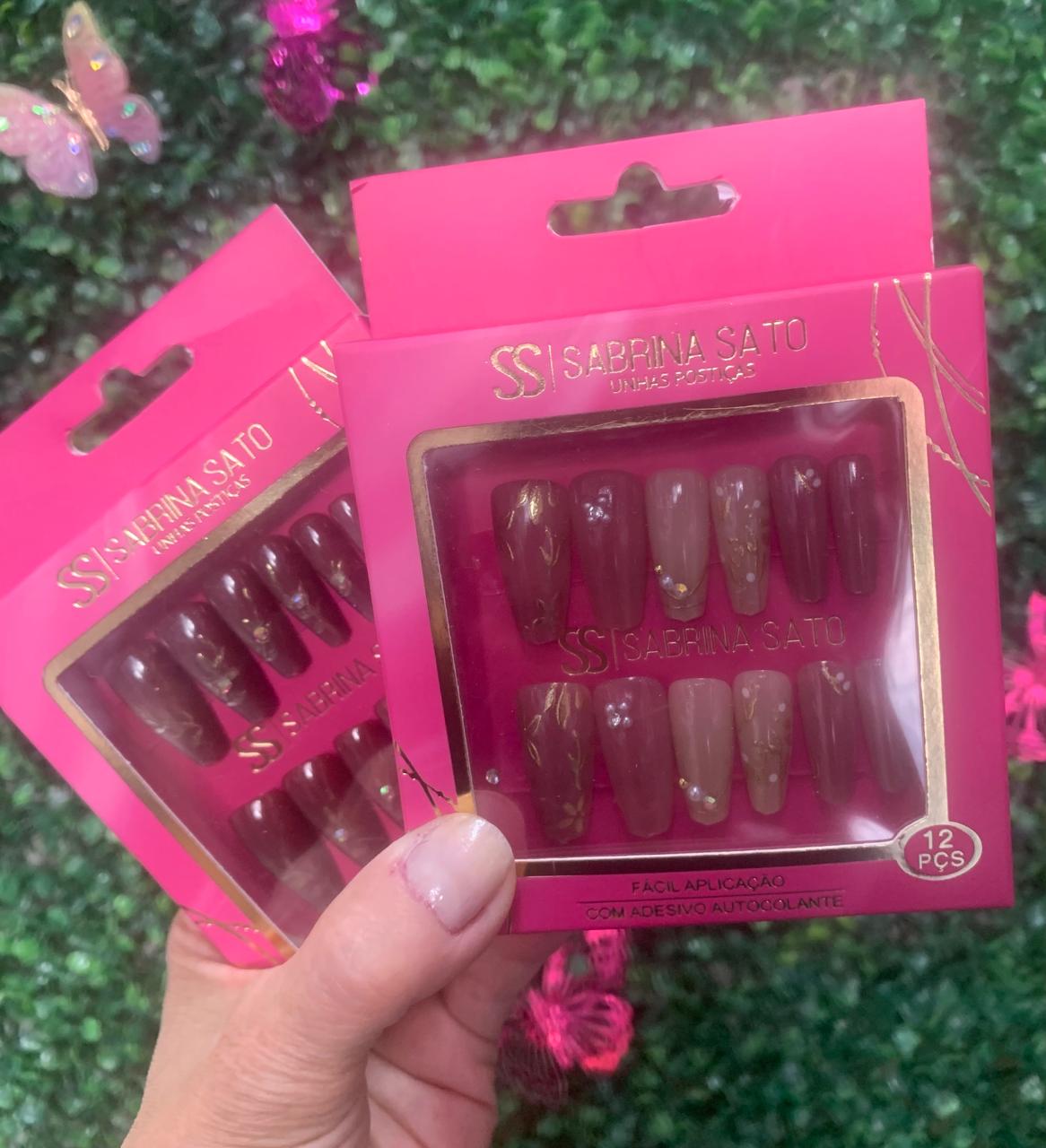 Foto de Unhas postiças sabrina sato- 12 peças (SP1624)