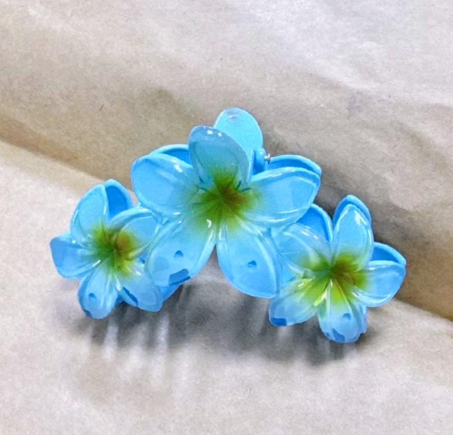 Foto de Piranha com tres flores do caribe azul
