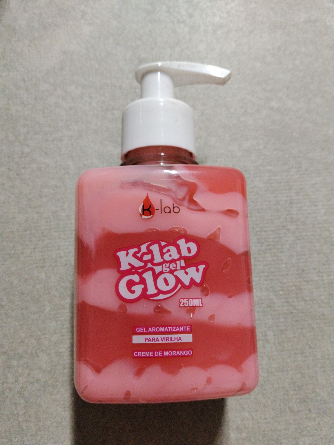 Foto de Gel aromatizante para virilha (creme de morango) 250 ml