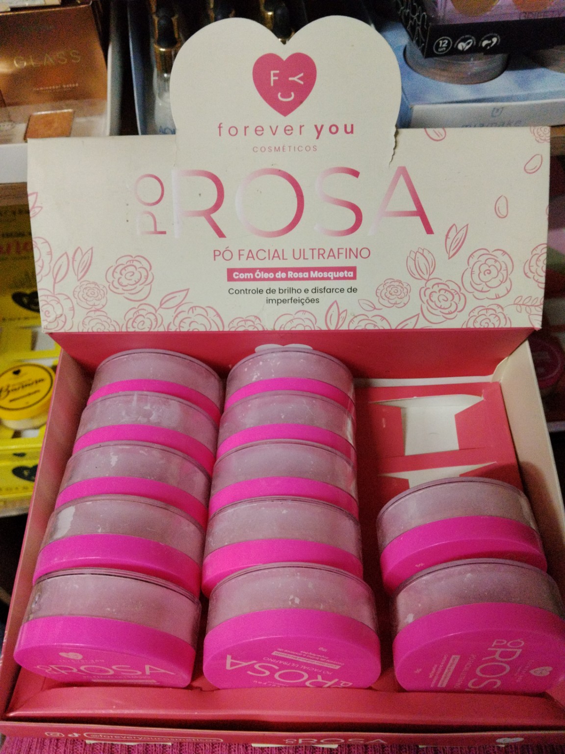 Foto de Pó facial ultrafino - com óleo de rosa mosqueta